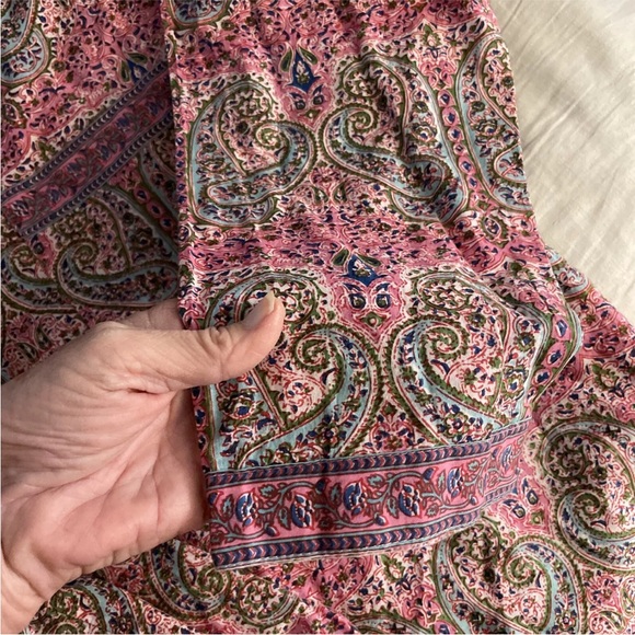 Shade Amour Pajama Set Cotton Long Sleeve Pj’s “English Paisley ” Nwot - Picture 3 of 9